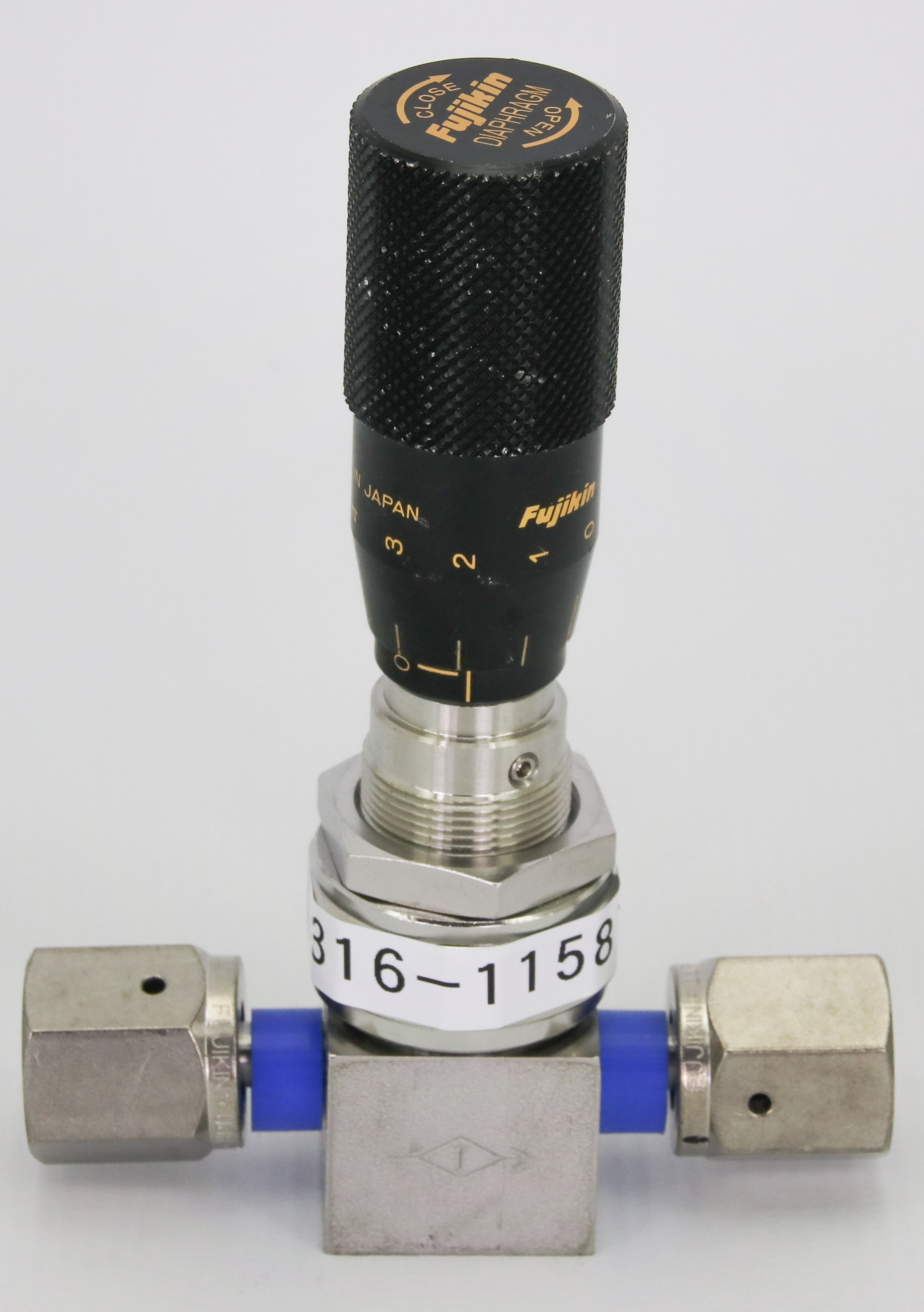 は 11587 FUJIKIN DIAPHRAGM METERING VALVE FLOW CONTROL 026500 | eBay